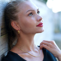 ULYANA: Rope Chain Gold Necklace - 28 Inches