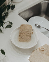 3 Pack Natural Loofah Sponge