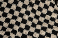 Tap Shoe & Rainy Day Check Print Extended Throw