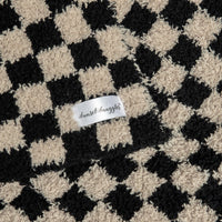 Tap Shoe & Rainy Day Check Print Extended Throw