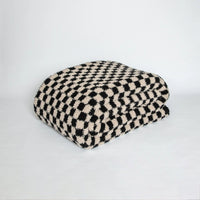 Tap Shoe & Rainy Day Check Print Extended Throw