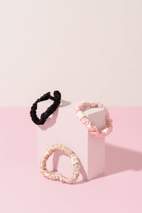 Slim Silk Scrunchie