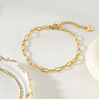 TIKI Gold: Dailywear Essential Mini Paper-Clip Chain Bracelet