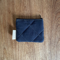 Porte-monnaie matelassé en coton
