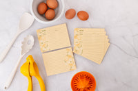 Yellow Lemon Recipe Cards