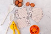 Tan Baking Recipe Cards
