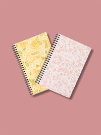 Pink Floral Notebook