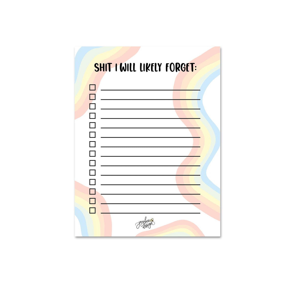 Shit I Will Likely Forget Notepad