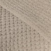 Greige Waffle Extended Throw