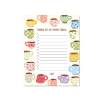 Things To Do After Coffee Notepad