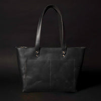 Classic Brown Leather Tote Bag