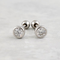 Boucles d'oreilles Classiques en argent sterling