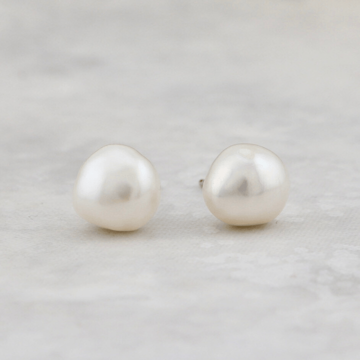 Boucles d'oreilles Perles Baroques en argent sterling