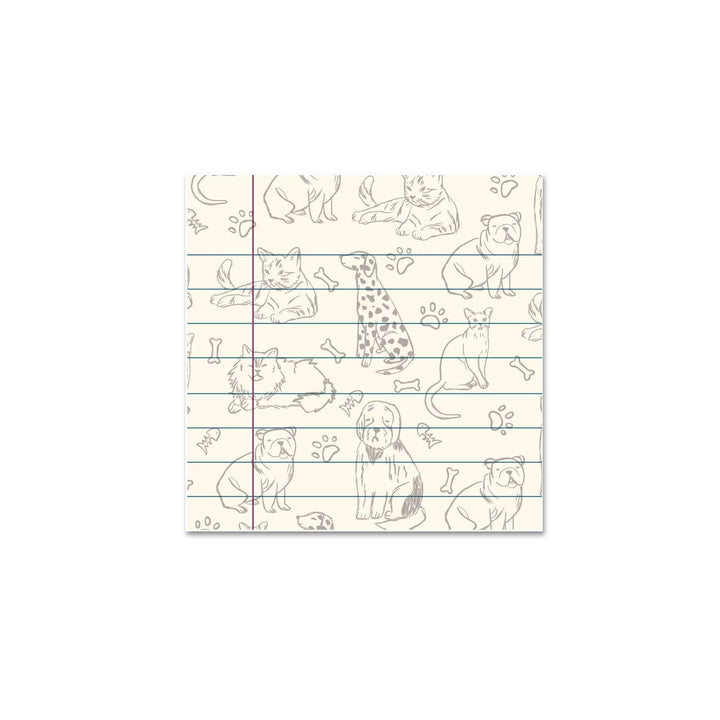 Cat & Dog Sticky Notes