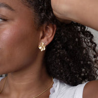 Flower Girl Stud Earrings