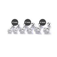 Boucles d'oreilles Classiques en argent sterling