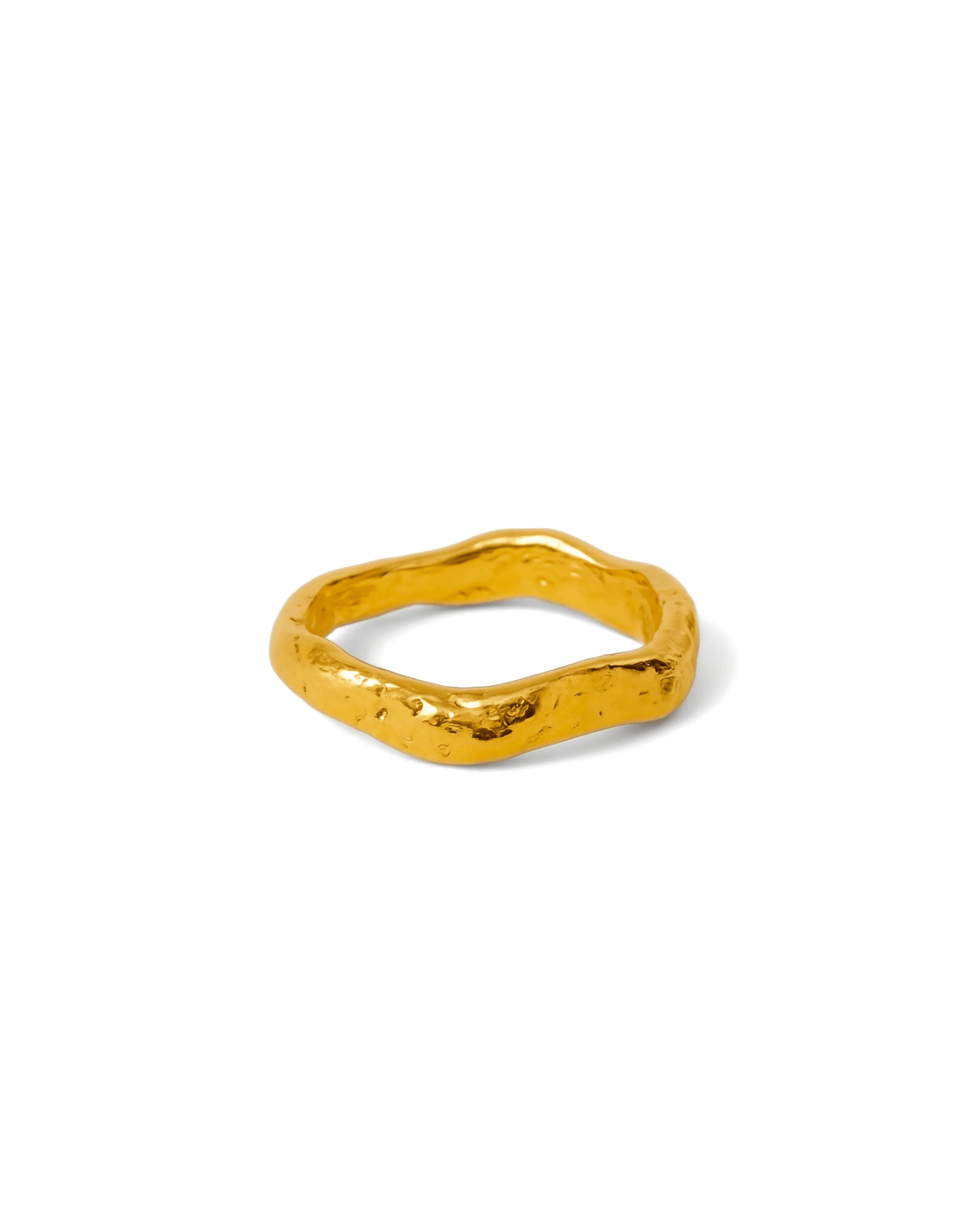 Modern Wavy Ring