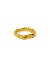 Modern Wavy Ring