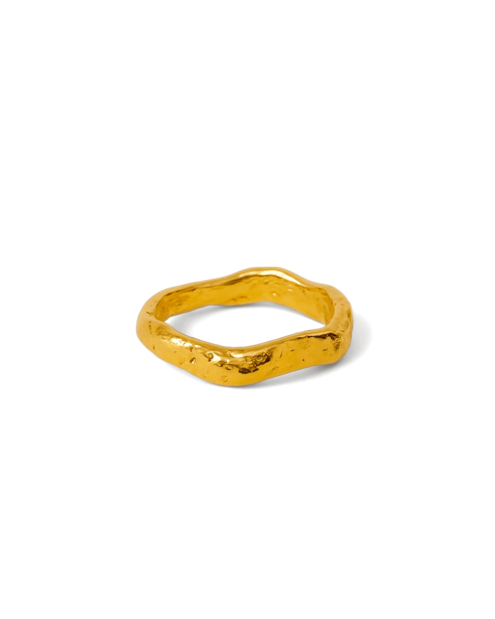 Modern Wavy Ring