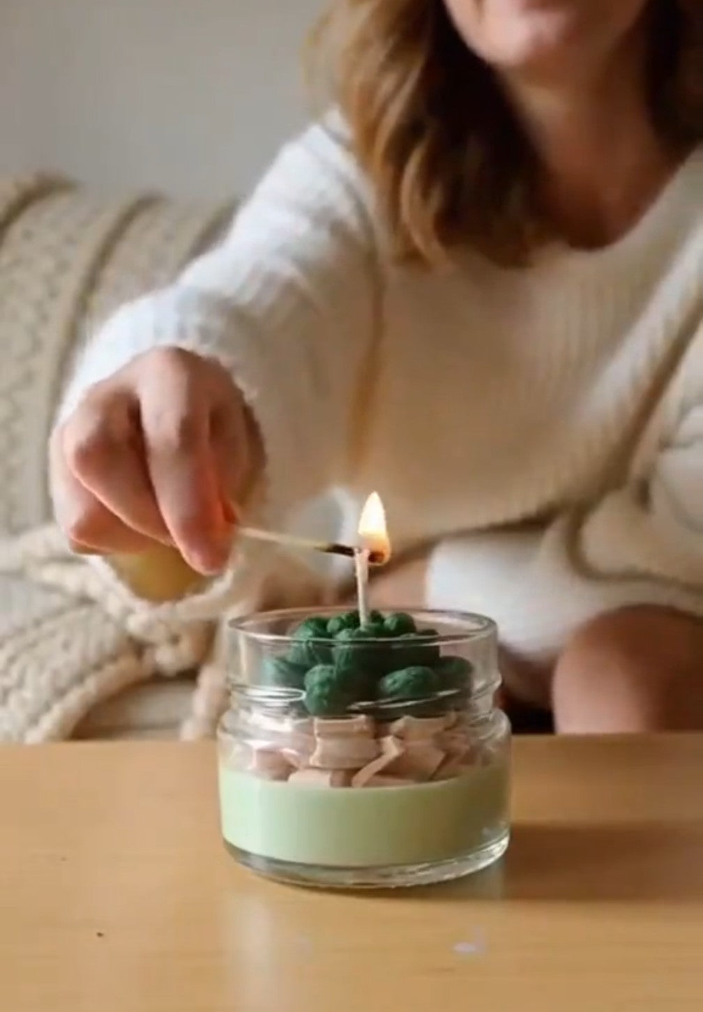 La bougie gourmande mini délice - Cactus du désert