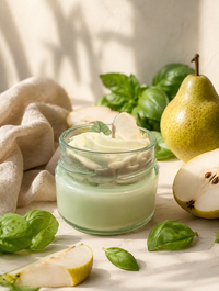La bougie gourmande mini délice - Poire basilic