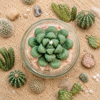 La bougie gourmande mini délice - Cactus du désert