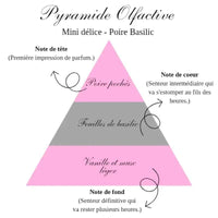 La bougie gourmande mini délice - Poire basilic